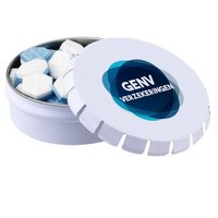 Mini Klick-Klack Dose Sportlife Minz mit Logo