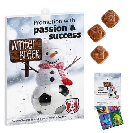Werbeeinleger Adventskalender INDIVIDUELL mit Logo
