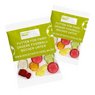 Fruchtgummi Werbetüte 10g Fussball mit kompostierbare Folie bedruckt mit Logo