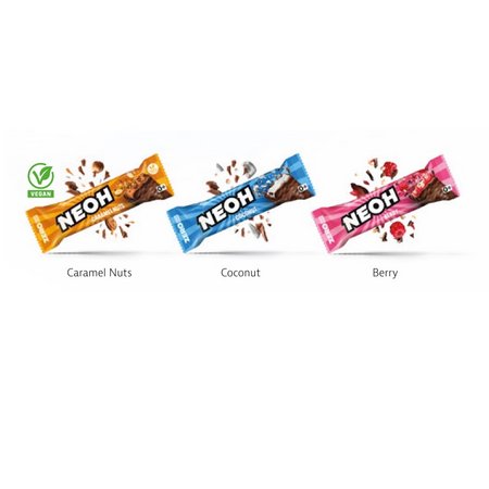 NEOH Schokoriegel im Werbeschuber Sorten