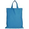 Baumwolltasche Midi 28x32 cm mit kurzen Henkeln hellblau als Werbegeschenk