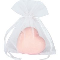 Herzseife Pfingsrose als Werbegeschenk