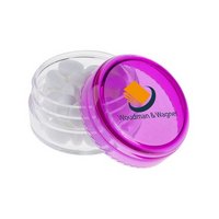 Mini Kunststoff-Topf mit Pfefferminz mit eigenem Logo