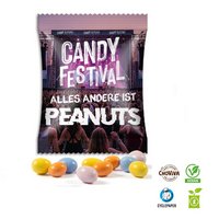 Treets Peanuts im Werbetütchen bedruckt mit Logo