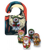 Schoko-Weihnachts Mix ca. 7, Flyer Mini Hänger mit Logo
