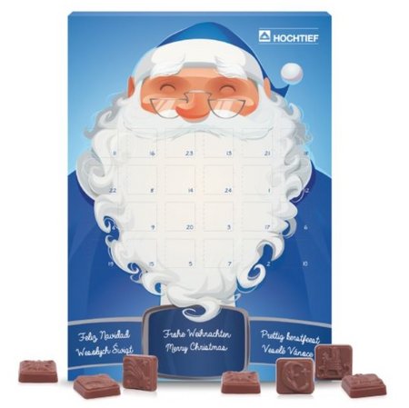 Wand-Adventskalender Classic Design mit eigenm Logo