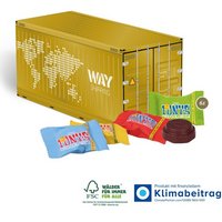 3D Präsent Container Tiny Tony´s Schokolade mit eigenem Logo