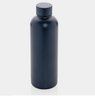 Blaue Impact Vakuumflasche aus RCS recyceltem Stainless-Steel 500ml mit Logo