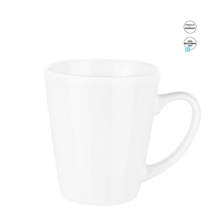 senator® Cosmos Porzellantasse bedruckt mit Logo