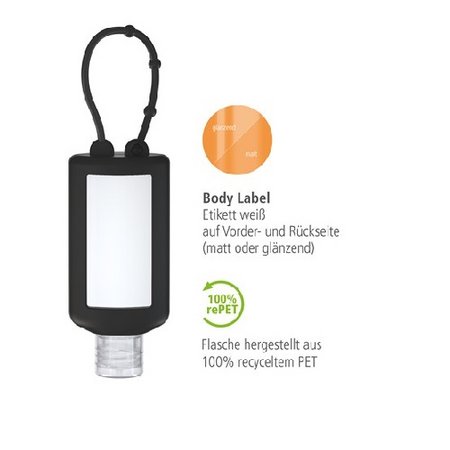 50 ml Bumper Hände-Desinfektionsgel mit Firmenlogo