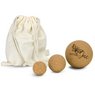 Massagebälle Cork 3er Set Faszienbälle mit Logo