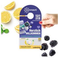 Flaschen-Türanhänger waterdrop mit Logo