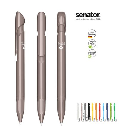 Senator Kugelschreiber EVOXX Polished Recycled bedruckt mit eigenem Logo