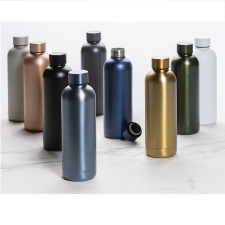 Varianten Impact Vakuumflasche aus RCS recyceltem Stainless-Steel 500ml mit Logo