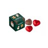 Box mit 3 Schokoladenherzen mit eigenem Logo