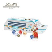 3D Präsent Schiff Lindt Minis und Nikolaus mit Logo