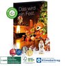 Adventskalender Lindt Lindor Inlay aus Papierfaser mit Logo