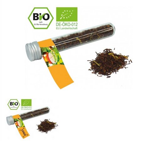 Reagenzglas Bio Tee mit eigenem Logo