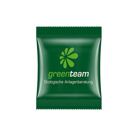 Gestaltungsvariante Minitüte Vegane Gummibärchen mit Werbung