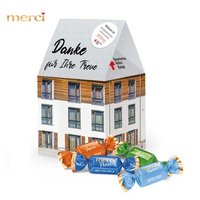 3D Präsent Haus Merci Petit mit Logo