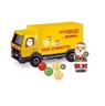 3D Präsent LKW mit Fairtrade Schokolade mit Logo