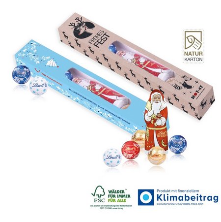 Weihnachtsparade Lindt mit Logo