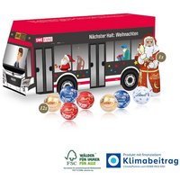 3D Präsent Bus Lindt Minis mit eigenem Logo