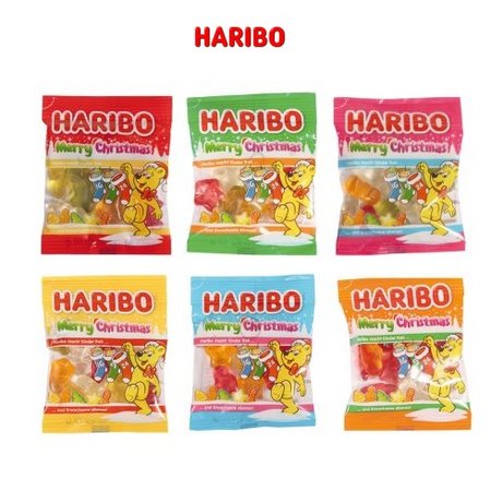 Füllvarianten Adventskalender mit Haribo Fruchtgrummi mit Logo