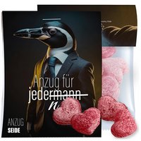 Glühwein Herzen ca. 17g Express Midi-Tüte mit Werbereiter