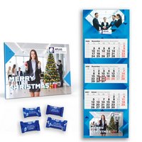 Jahreskalender mit KLETTinis Naps Adventskalender mit Logo