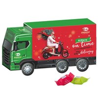 Adventskalender LKW Ritter SPORT Schokowürfel bedruckt mit Logo
