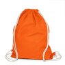 Baumwolltasche Boston orange mit Zuziehkordel und eigenem Logo