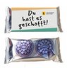 Oreo im Werbeschuber mit Logo