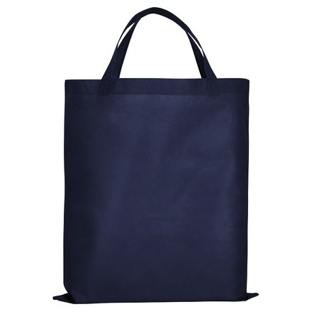 PP-Tasche CLASSIC 38 x 42 cm mit zwei kurzen Henkeln 35 cm dunkelblau als Werbegeschenk