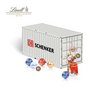 3D Präsent Container Lindt Minis und Nikolaus mit Logo