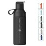 Schwarze Ocean Bottle GO 500 ml vakuumisolierte Flasche mit Logo