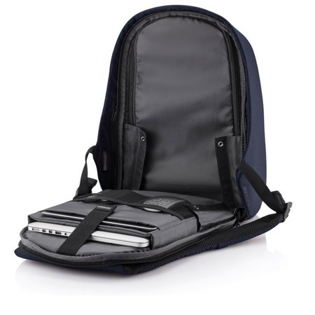 Innenansicht Bobby Hero Regular Anti-Diebstahl-Rucksack mit Logo
