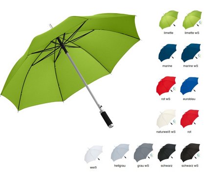 Windmatic® Alu-Stockschirm, TÜV-zertifiziert mit Logo