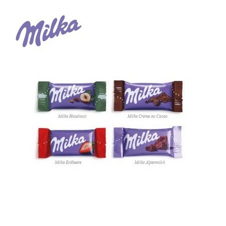 Füllvarianten 3D Adventskalender Transporter Milka Schokolade