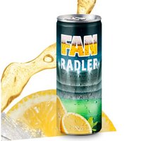 Radler Naturtrüb in Dose mit Logo