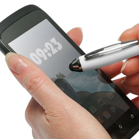 Touchscreen-Drehkugelschreiber als Werbegeschenk