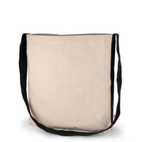 Umhängetasche HAMBURG 30 x 37 x 10 cm Canvas mit Tragegurt und Flaschenhalter mit Logo