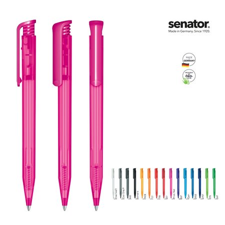 Senator Kugelschreiber Super-Hit frosted bedruckt mit eigenem Logo