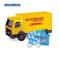3D Präsent LKW Mentos Mint mit Logo
