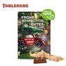 Adventskalender mit Toblerone Milchschokolade Inlay aus Papierfaser mit Logo