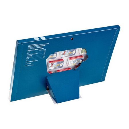 Tisch Adventskalender Heidel Schokotäfelchen als Werbegeschenk