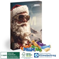 Adventskalender mit Merci Petits Inlay aus Papierfaser mit Logo