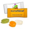 Bonbons im Flowpack mit Logo