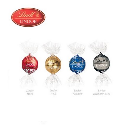 Varianten Lindt Lindor Präsent 2er mit Logo