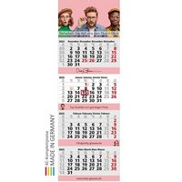 4-Monatskalender Quadro 4 Post Bestseller mit Logo
